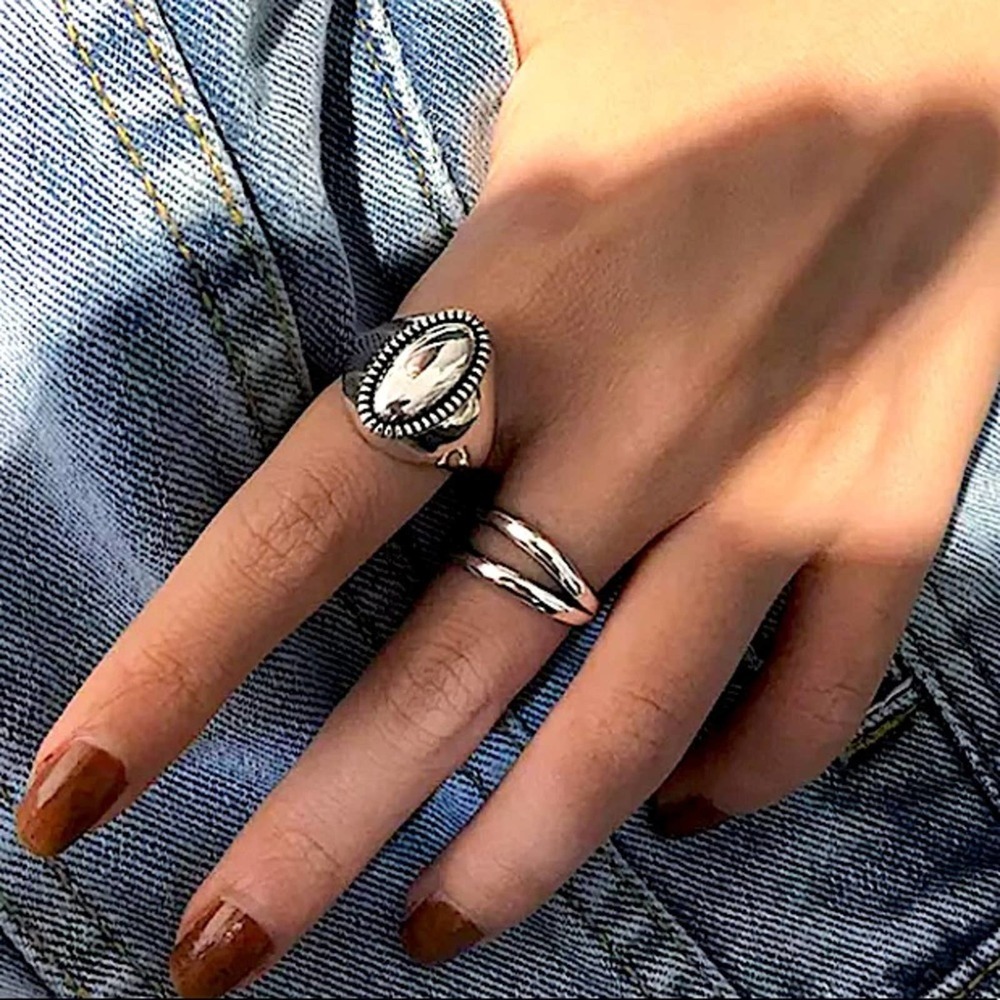 Sterling Silver Adjustable Resizable Boho Ring